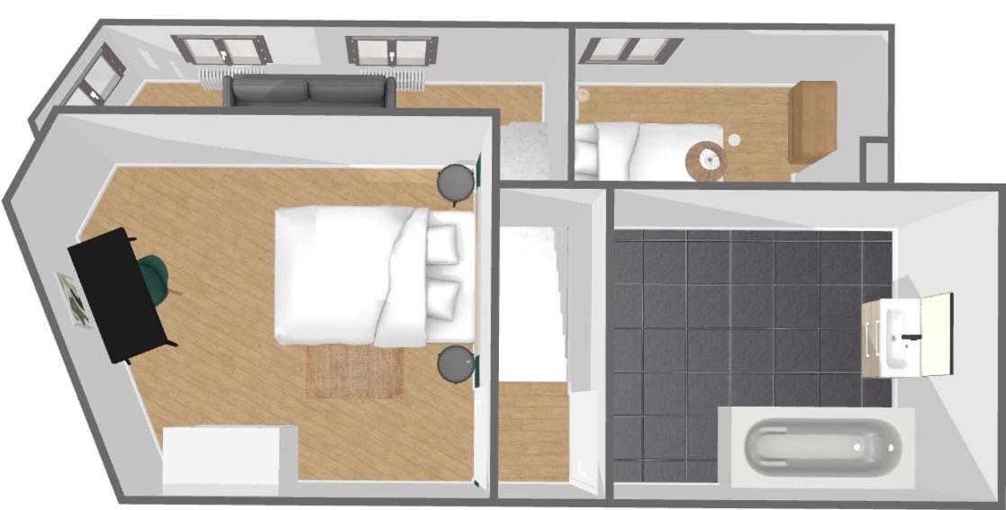 Duplex 2 Bedrooms 2 Bath ليل المظهر الخارجي الصورة